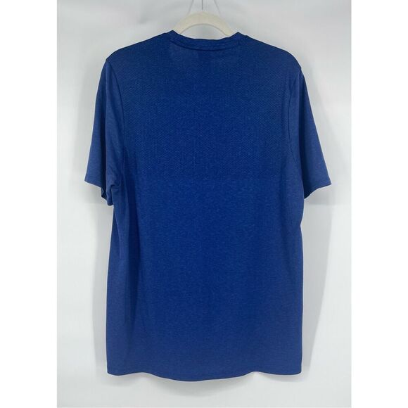 Gymshark Men Arrival Short Sleeve Blue Performance Tees with Logo Size Large EUC - Picture 2 of 8